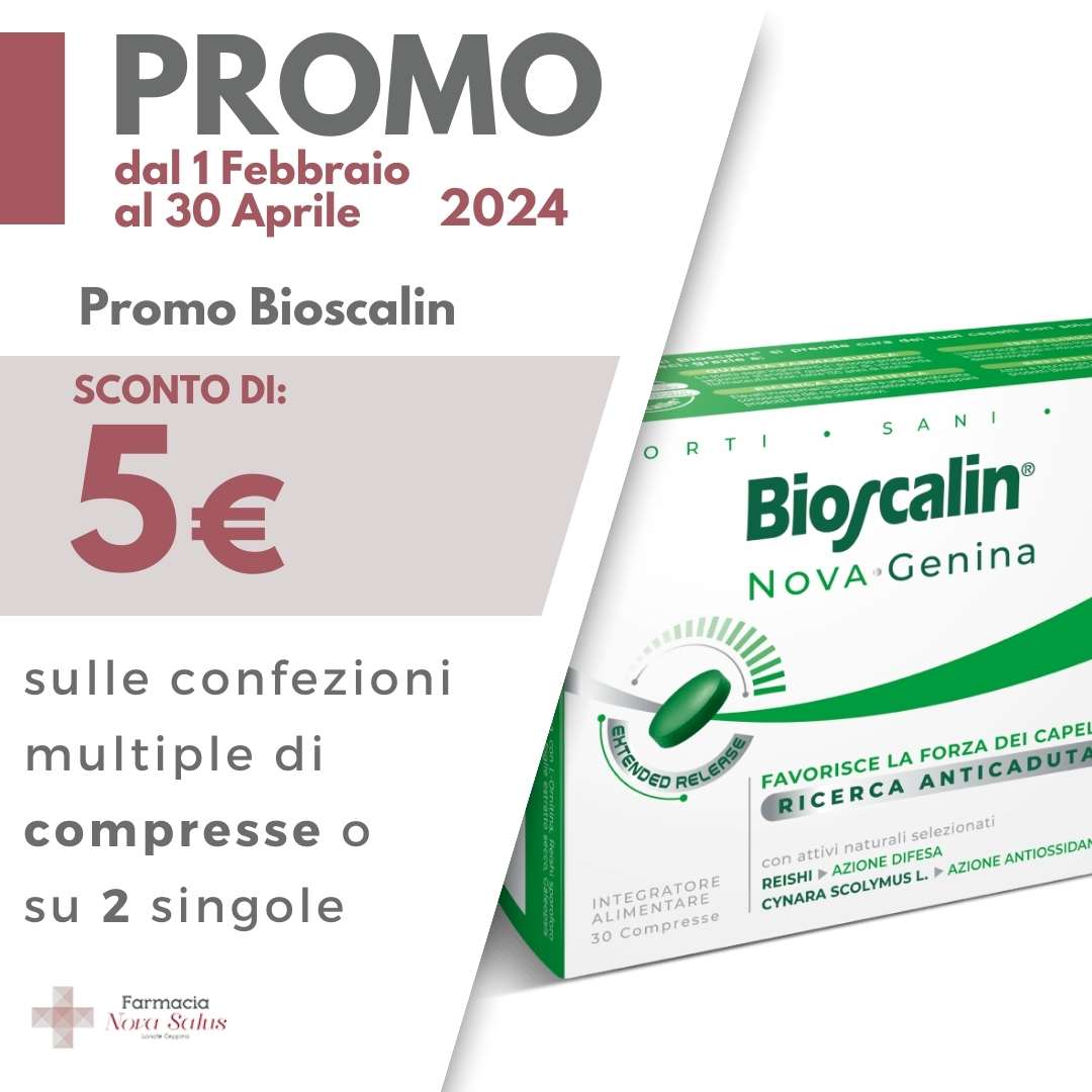 promo bioscalin compresse farmacia novasalus febbraio 2024