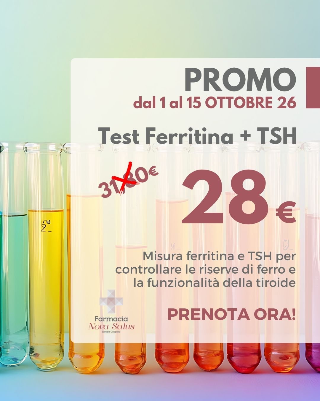ottobre 26 ferritina + TSH nova salus
